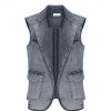 SoAllure Gilet Revere In Denim Giacche E Gilet