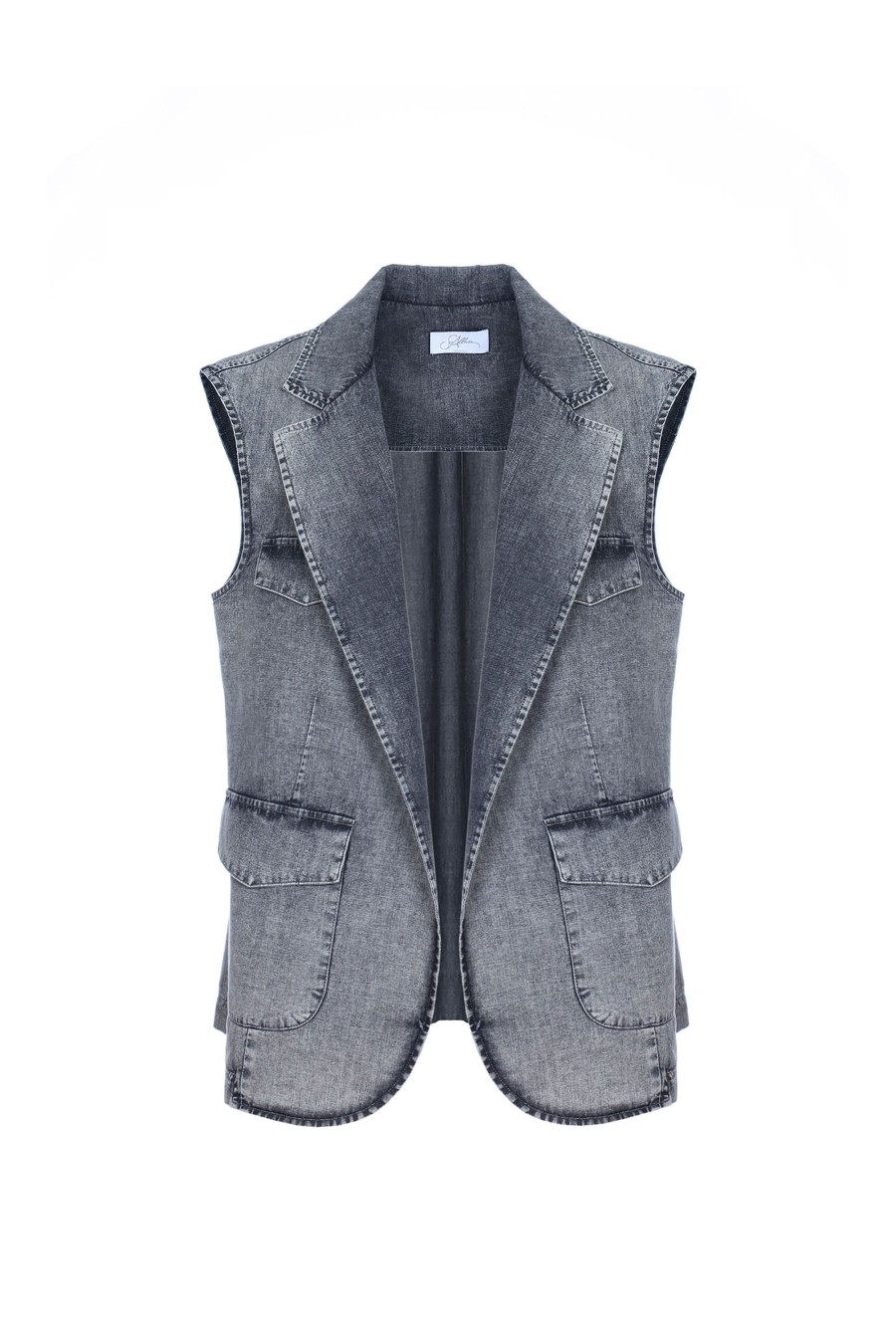 SoAllure Gilet Revere In Denim Giacche E Gilet