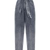 SoAllure Pantalone Denim A Vita Alta Con Cintura Pantaloni E Shorts