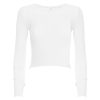 SoAllure Maglia Crop Girocollo Costina Maglieria