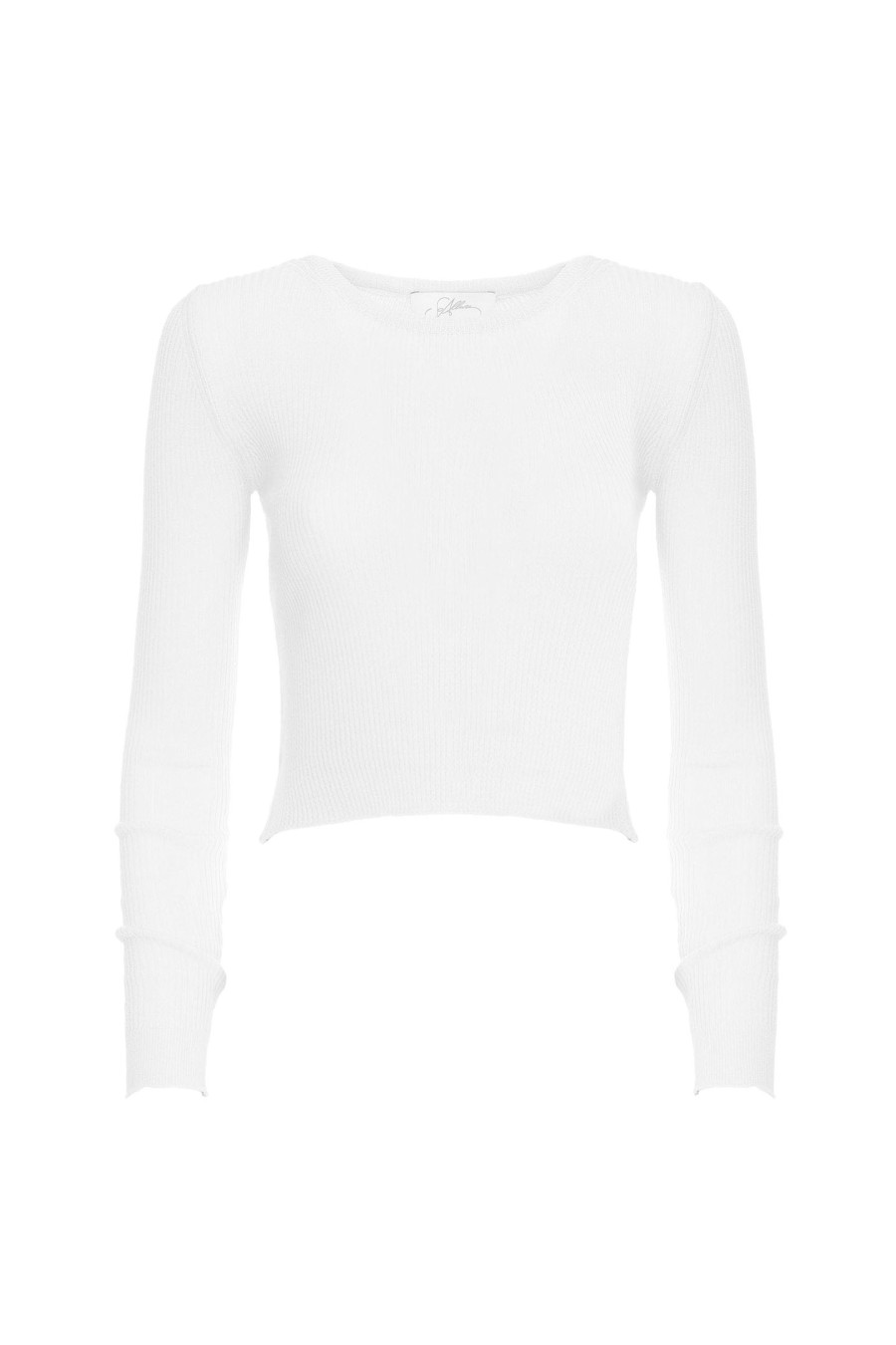 SoAllure Maglia Crop Girocollo Costina Maglieria