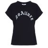 SoAllure T-Shirt Jersey Basic + Stampa Black Felpe E T-Shirts