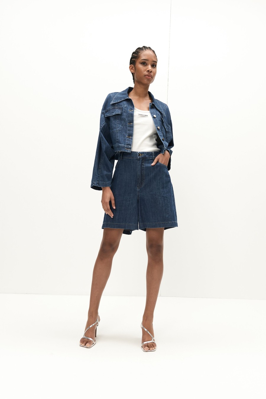 SoAllure Bermuda Flair Denim Pantaloni E Shorts