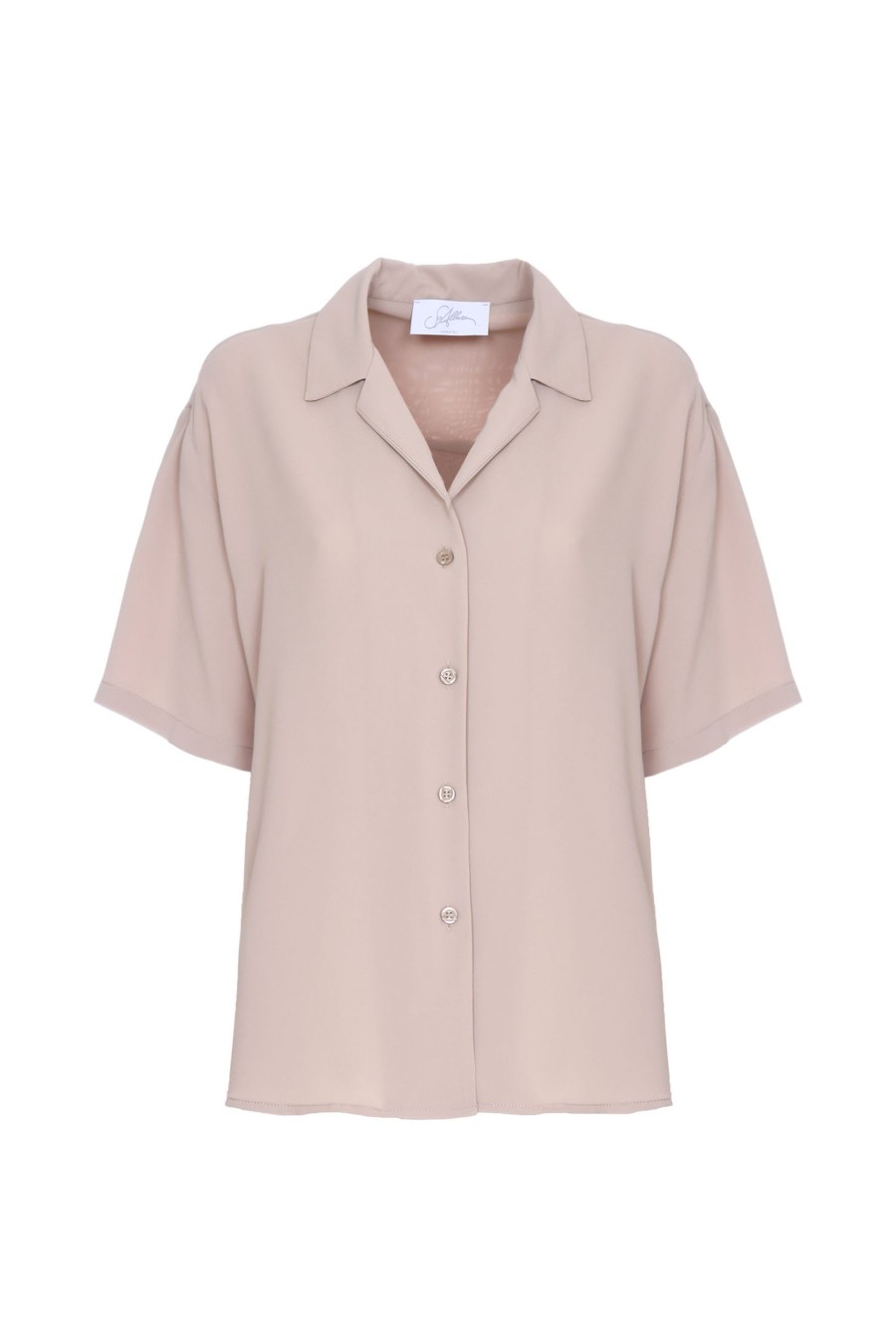 SoAllure Camicia Mezza Manica In Crepe De Chine Camicie E Top